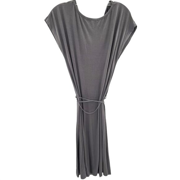 BCBGMAXAZRIA women’s studded midi short sleeve dress - Picture 4 of 7